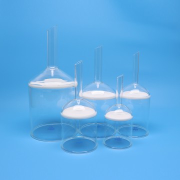 Glass Funnel With Fritted Disc
