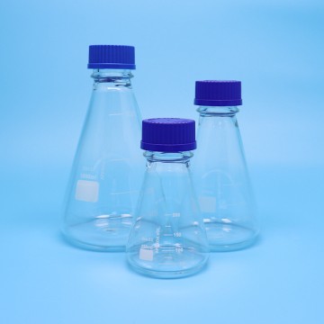 Triangular Flask with Screw Cap