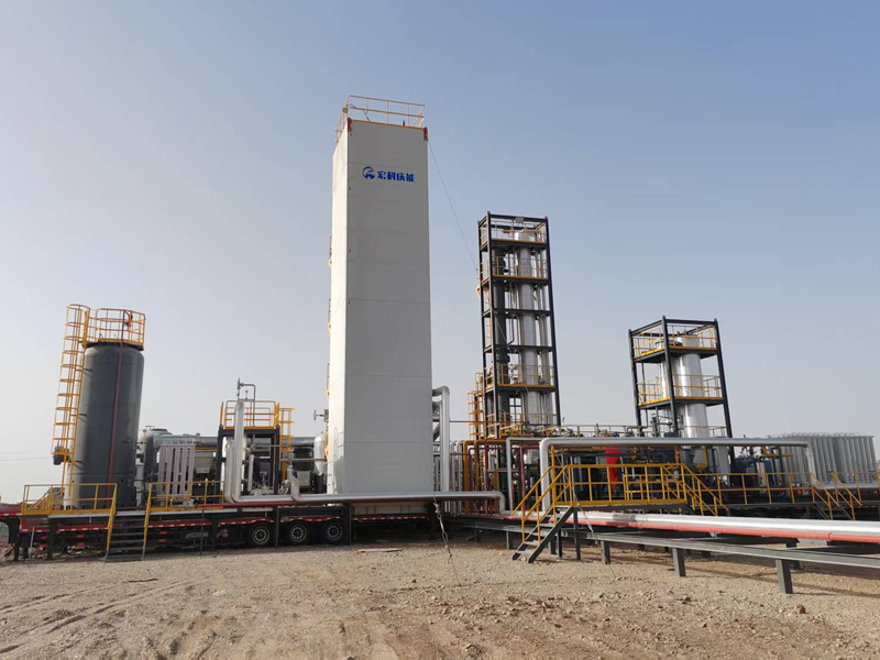Xinjiang Aksu 100000 m3 / D high nitrogen natural gas liquefaction project successfully reached p...