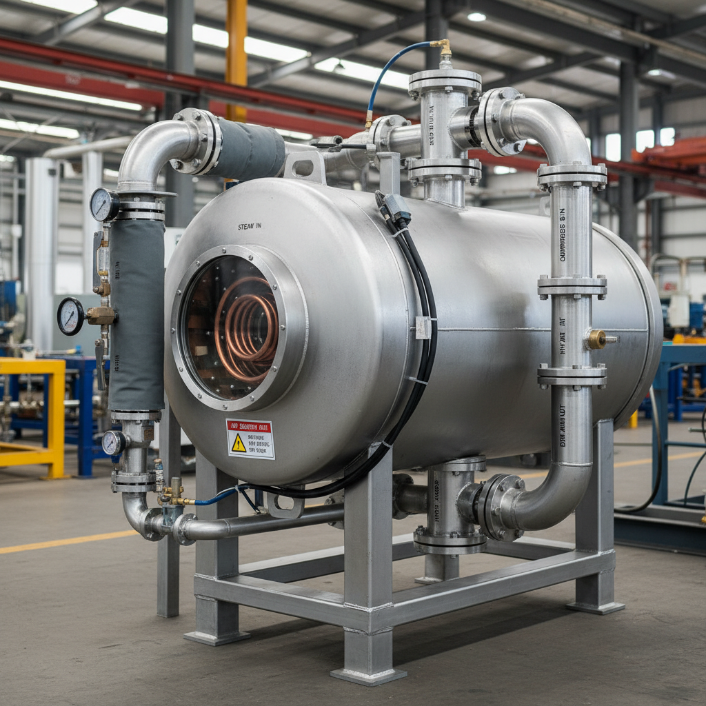 Steam Heat Exchanger For Industrial Compressed Air Systems