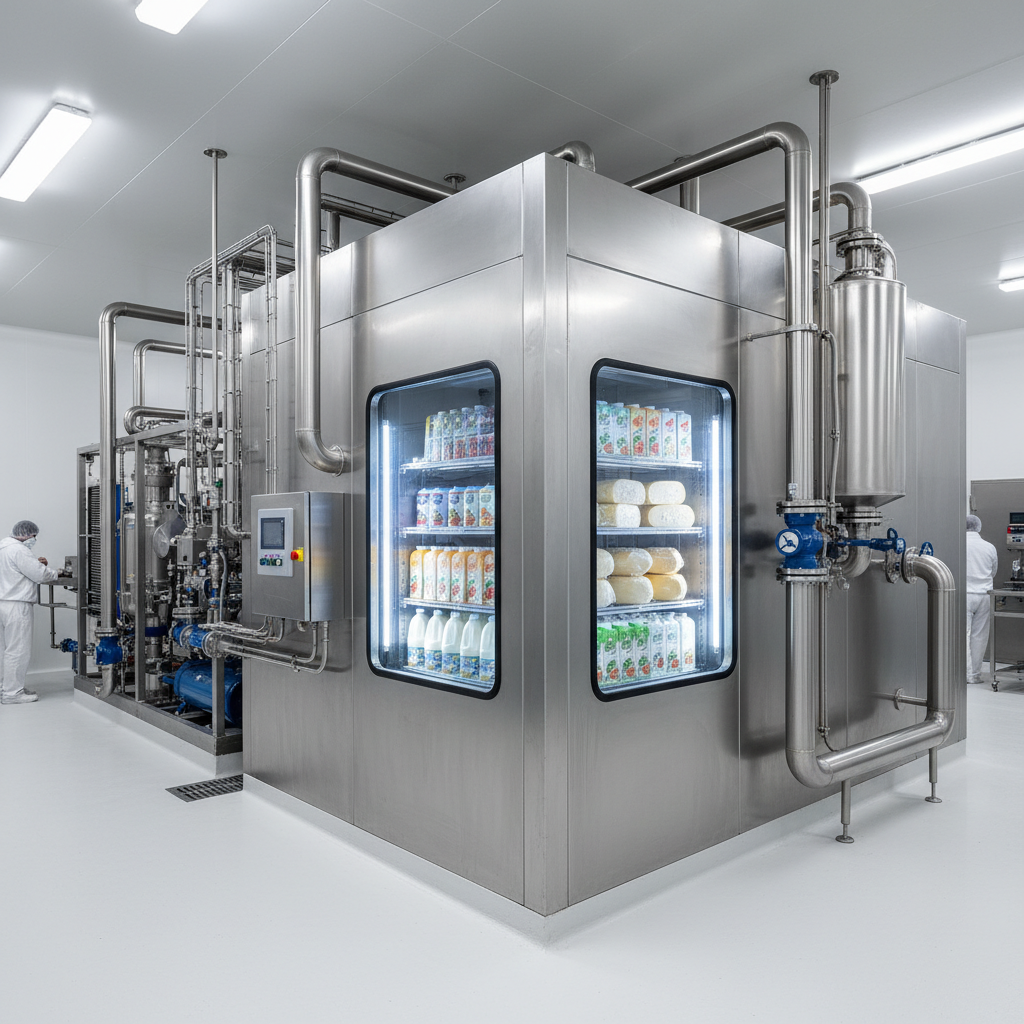Refrigeration Cooler For Food Beverage & Dairy Production