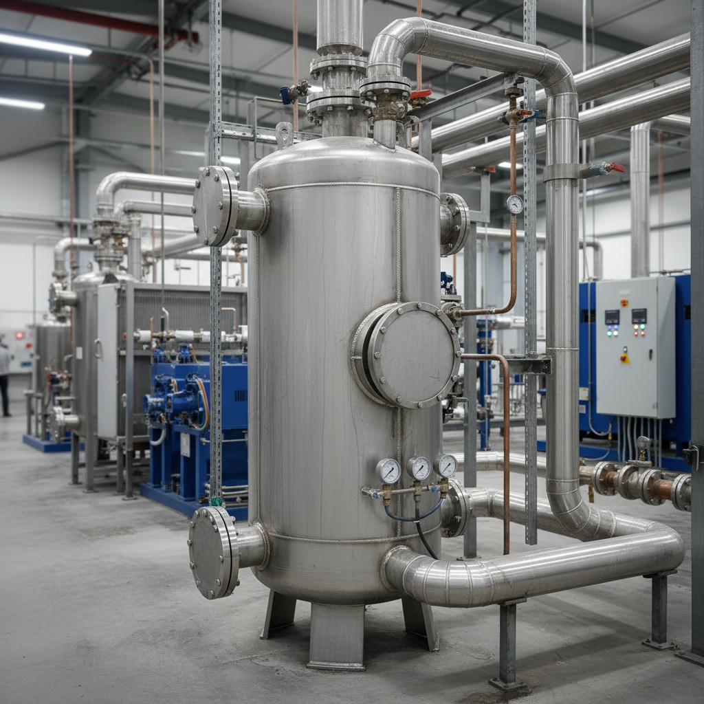 Water Pressure Vessel For Industrial Refrigeration & Liquefaction