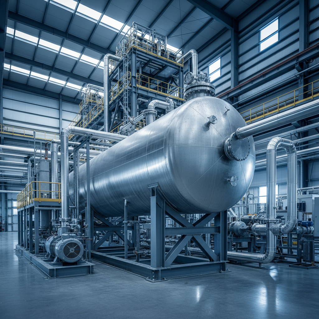 Expansion Vessel For Industrial Refrigeration & Liquefaction