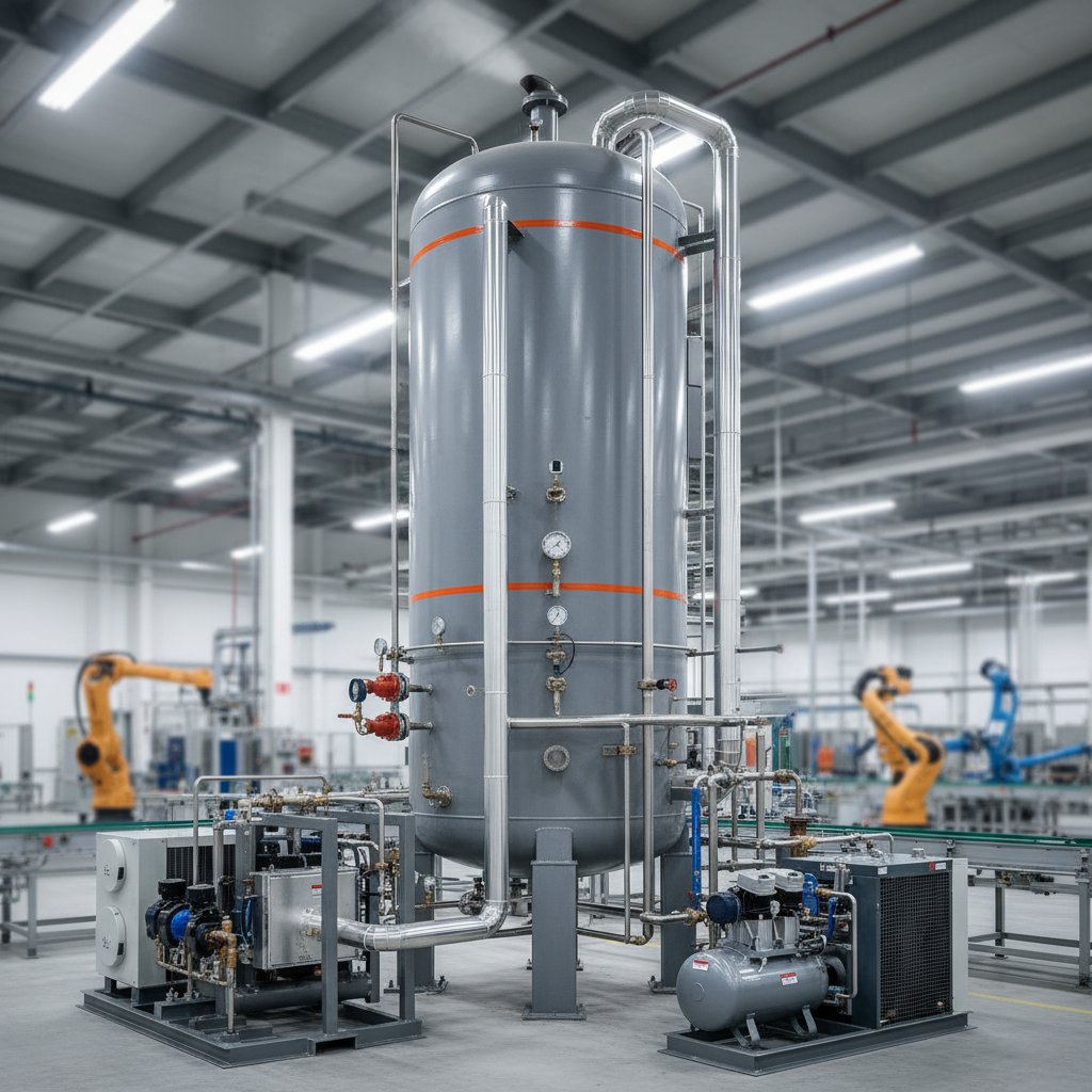 Flash Tank For Industrial Compressed Air Systems