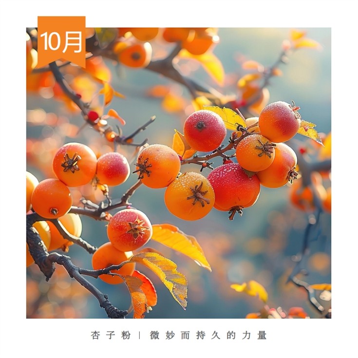 10、Apricot powder Subtle yet lasting power
