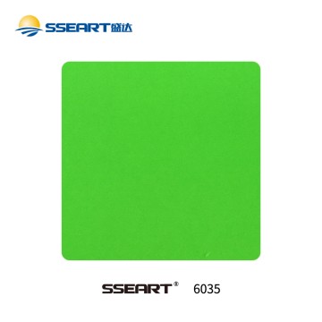 Indoor High Bright Fluorescent Yellow Green Powder Coating