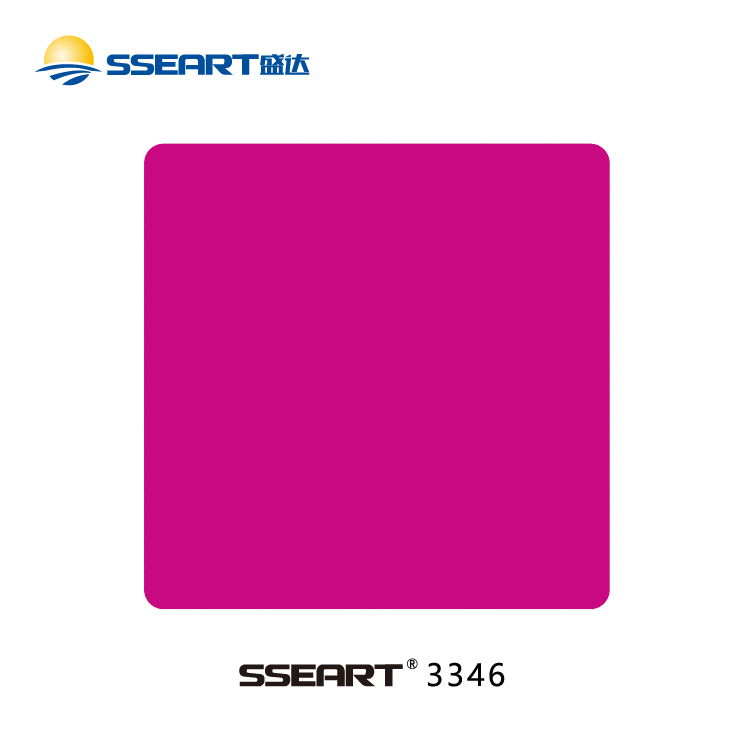 Indoor High-Gloss Fluorescent Magenta Powder Coating