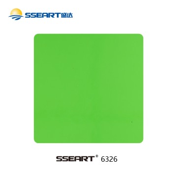Indoor High Gloss Fluorescent Green Powder Coating