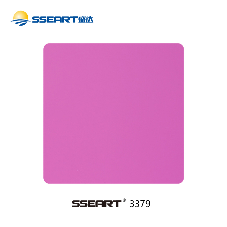 Indoor High Gloss Fluorescent Purple Red Powder Coating