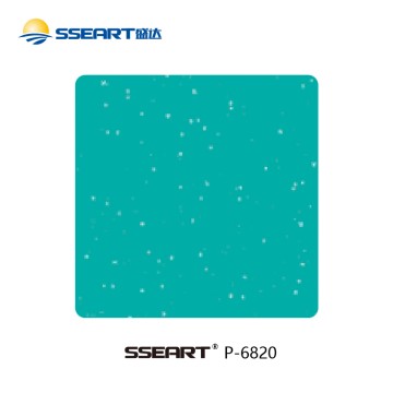 Outdoor High Bright Green Glitter Powder Coating