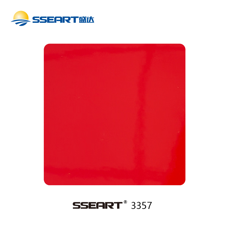 Indoor High Gloss Fluorescent Red Powder Coating