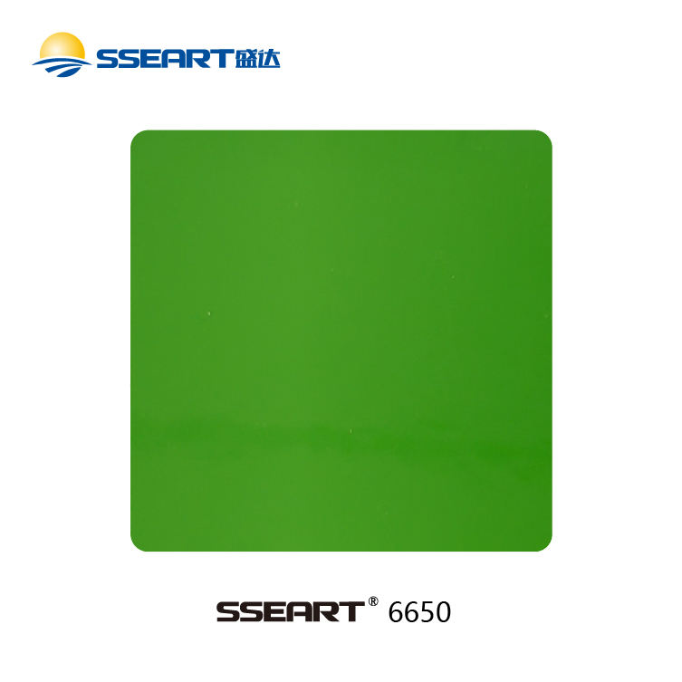 Indoor High-Gloss Green Powder Coating for Premium Finishes