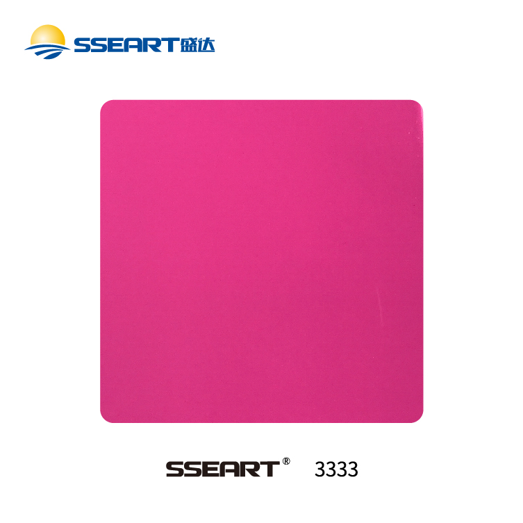 Indoor High-Gloss Fluorescent Red Powder Coating