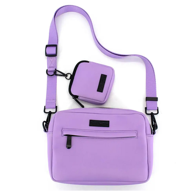 Customized Dog Walking Bag Neoprene Crossbody