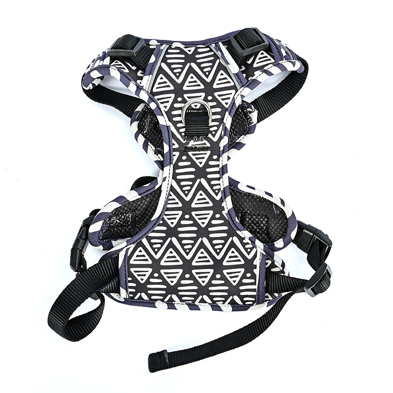 Custom Pattern No Pull Dog Harness for Large Dogs