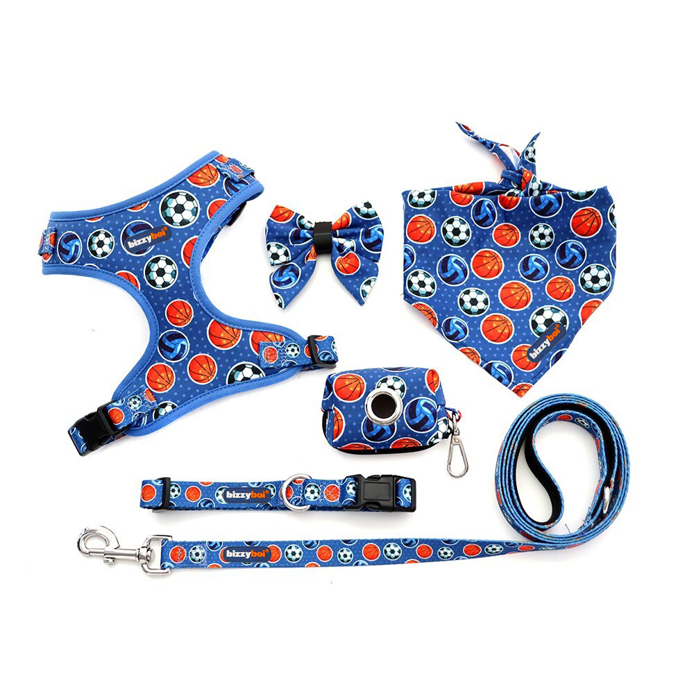 French Bulldog Walking Harness with Collar and Leash