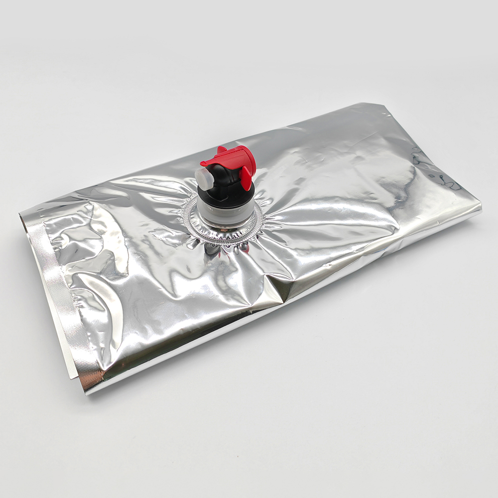 Huadi customized 20L, 25L high-barrier bag in box plastic bag for NFC juice with V top