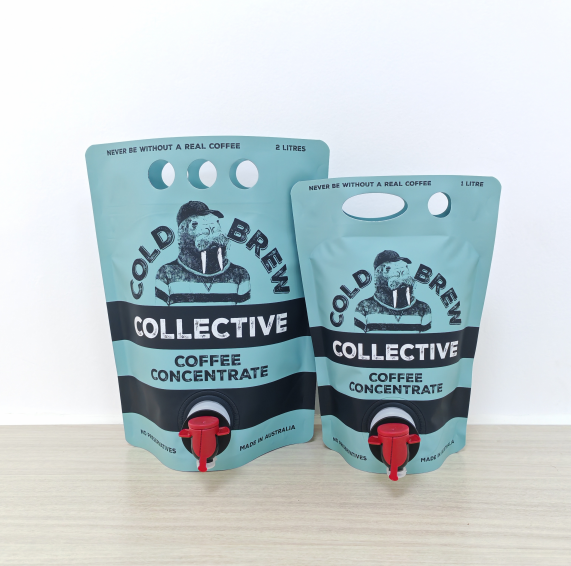 Huadi Custom 1L-10L Super Pouch Liquid Bags for fill coffee