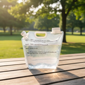 Custom Large Volume 10L Transparent Water Bag for Camping and Outdoor