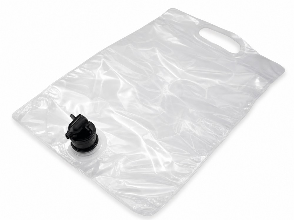 Emballage en sachet ultra-fin pour le transport et la distribution de liquides en grand volume
