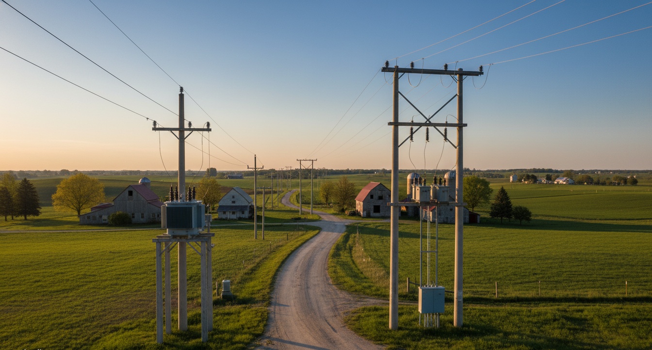 Transformadores de distribución al por mayor: de 100 kVA a 2500 kVA sumergidos en aceite para la expansión de la red eléctrica rural.
