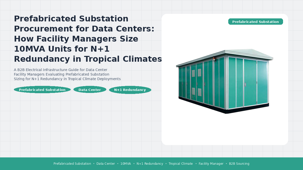 Prefabricated Substation Procurement for Data Centers: How Facility Managers Size 10MVA Units for N+1 Redundancy in Tropical Climates