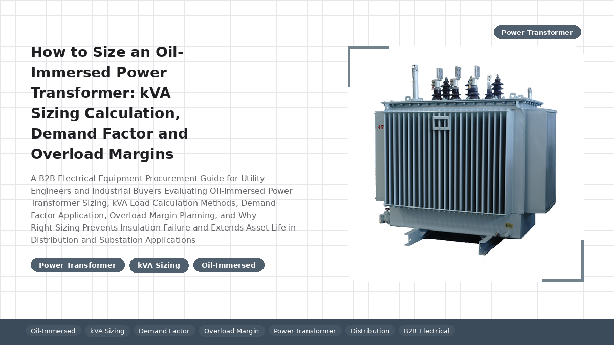 How to Size an Oil-Immersed Power Transformer: kVA Sizing Calculation, Demand Factor and Overload Margins
