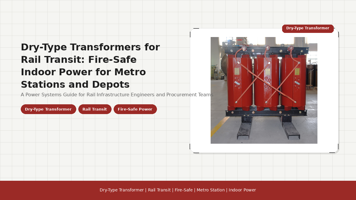 Dry-Type Transformers for Rail Transit: Fire-Safe Indoor Power for Metro Stations and Depots