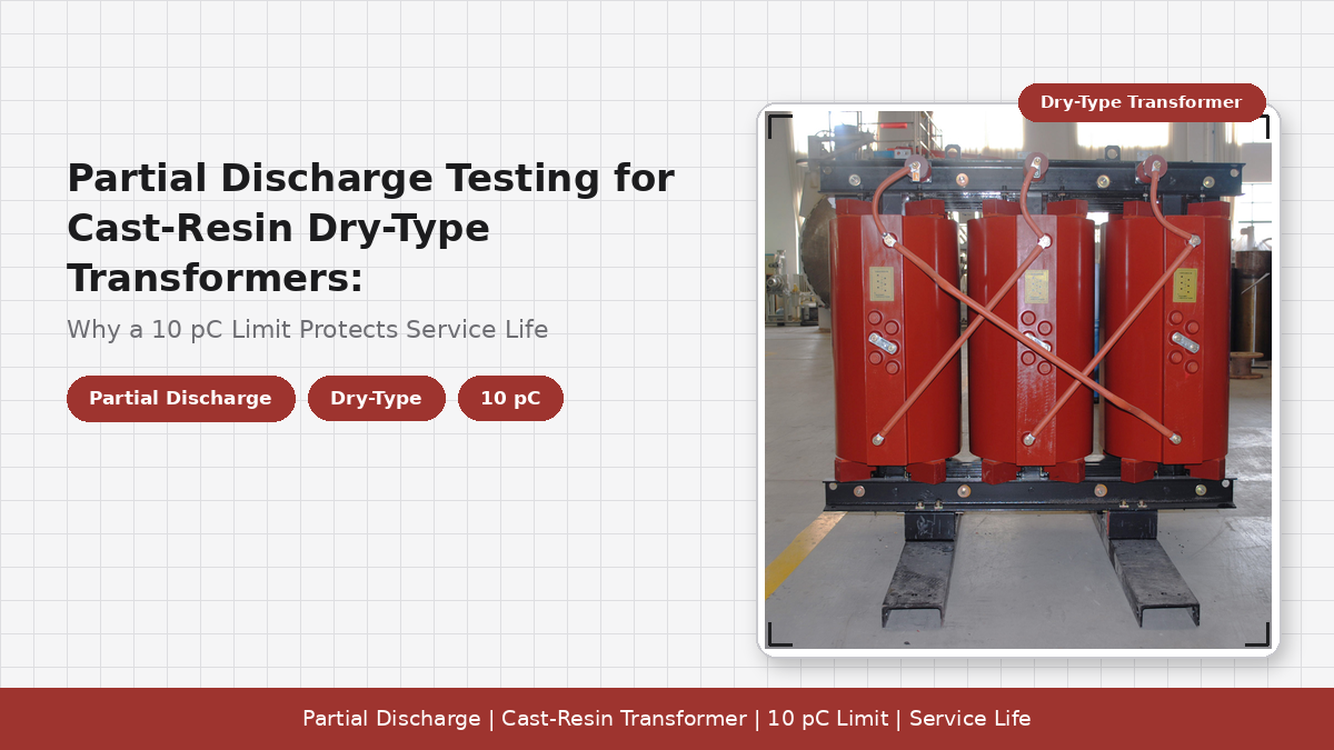 Partial Discharge Testing for Cast-Resin Dry-Type Transformers: Why a 10 pC Limit Protects Service Life