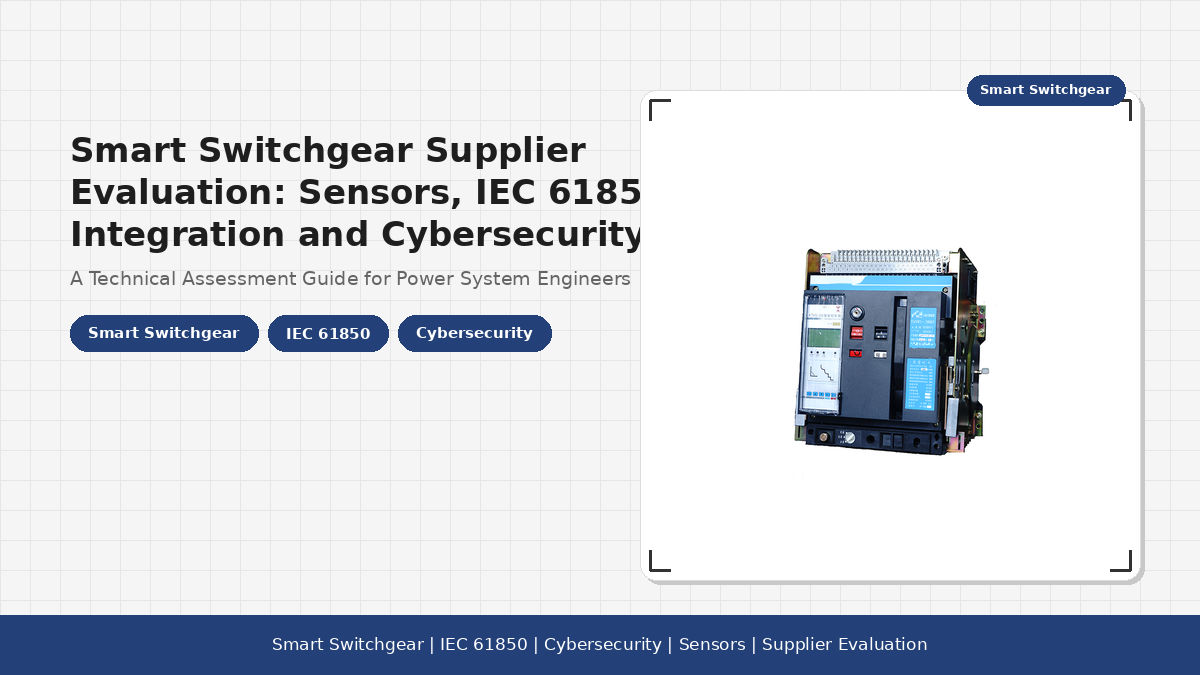 Smart Switchgear Supplier Evaluation: Sensors, IEC 61850 Integration and Cybersecurity Checks