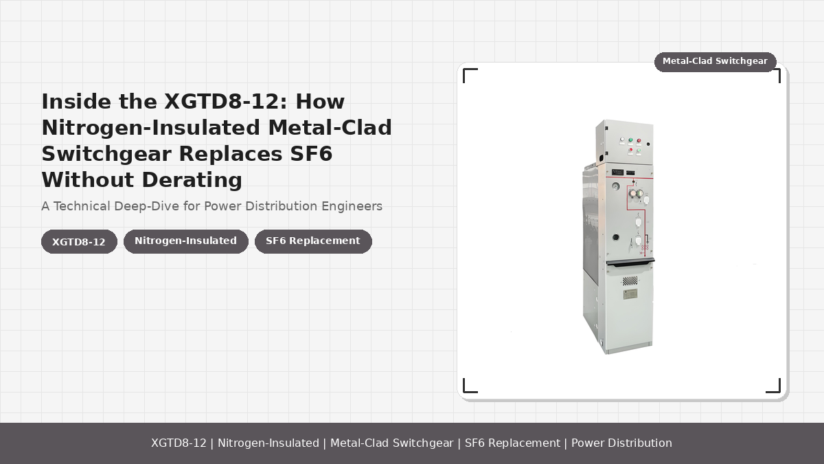 Inside the XGTD8-12: How Nitrogen-Insulated Metal-Clad Switchgear Replaces SF6 Without Derating