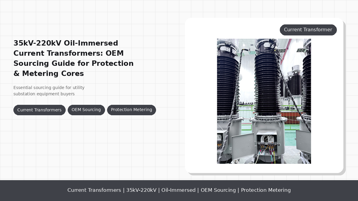 35kV-220kV Oil-Immersed Current Transformers: OEM Sourcing Guide for Protection & Metering Cores