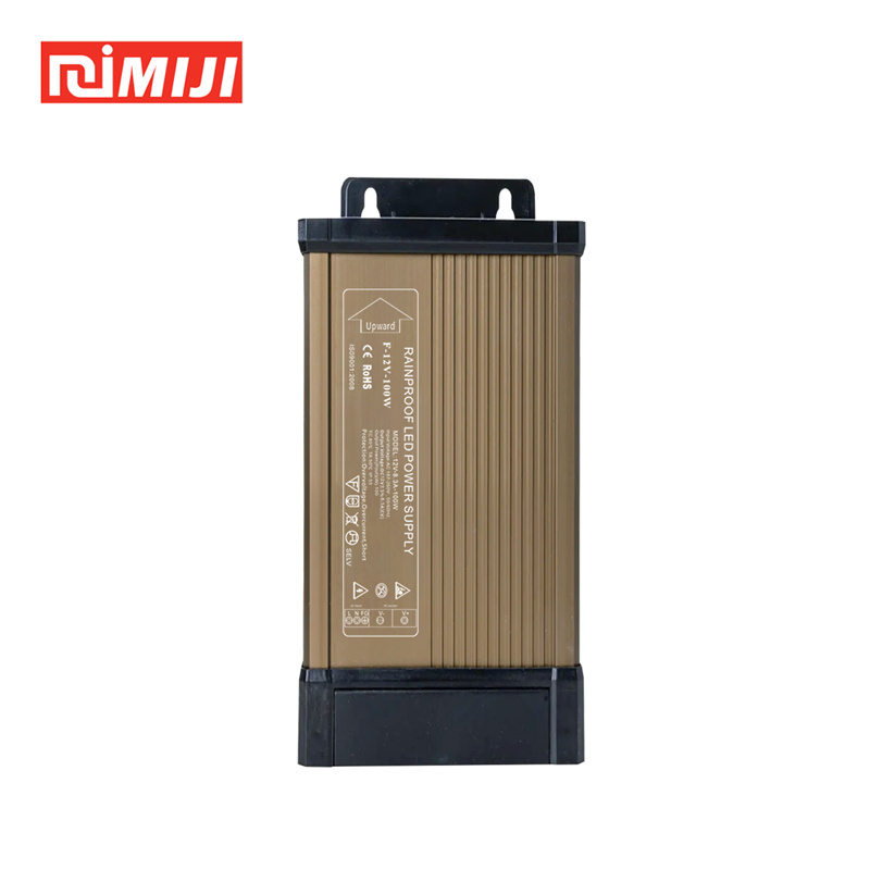 100W 12V Rainproof Power Supply - Weatherproof Outdoor Adapter