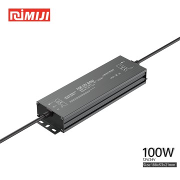 IP67 100W Waterproof LED driver - 12V/8.3A for Reliable Outdoor Lighting