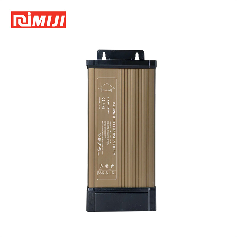 High-Capacity 150W 12V Rainproof Power Supply - 12.5A for Outdoor Applications
