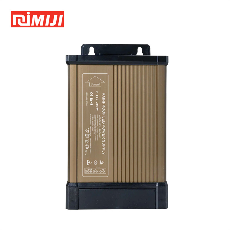 Reliable 300W Outdoor Power Adapter - 12V DC, 25 Amp Rainproof
