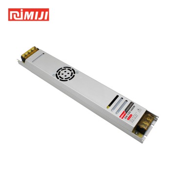 Fan-Cooled Mini Indoor 300W 24V Power Supply - 12.5A for Advertising LEDs