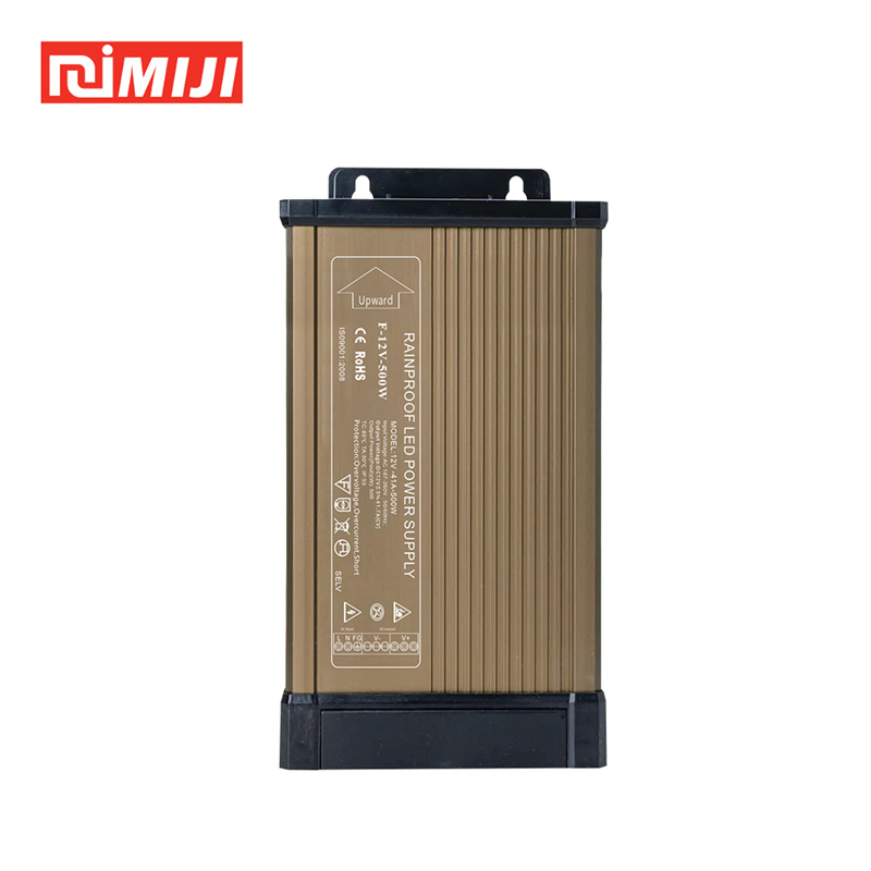 High Capacity 12V 41.7A Power Supply - 500W Rainproof for Bridge & Signage