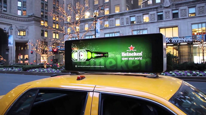 affichage LED pour taxi