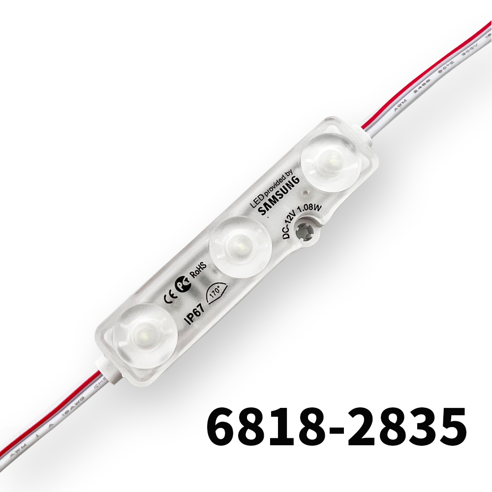 Ultrasonic IP68 LED Backlight Module 12V 1.08W