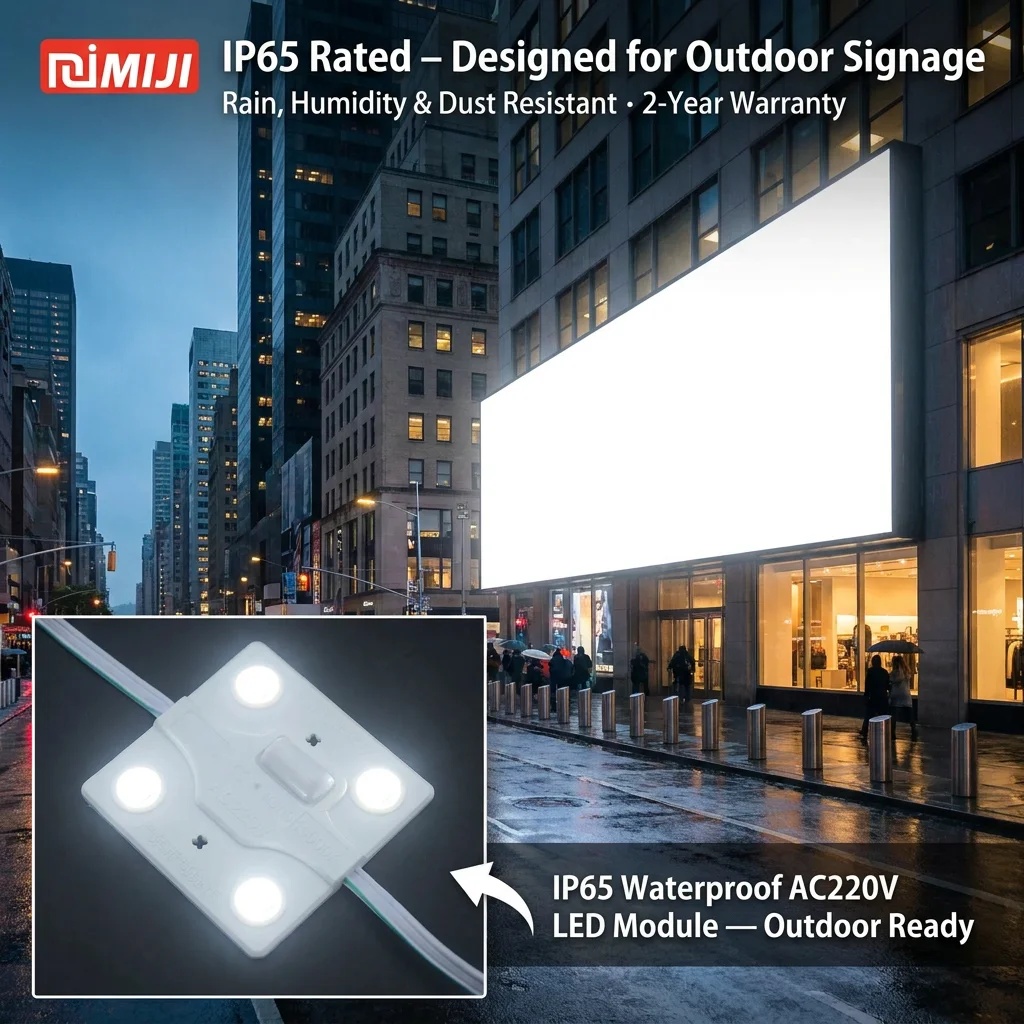 Stop Outdoor Short-Circuits: Why Resin-Sealed 220V LED Grid Lamps are the Only Choice for Large-Scale Signage