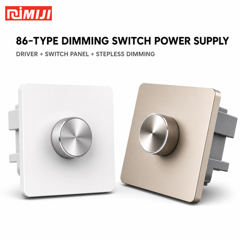 86-Type Dimming Switch Power Supply – All-in-One Smart Lighting Control Solution