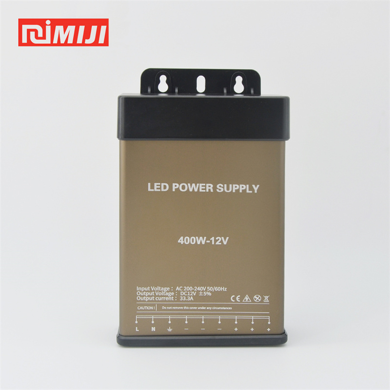 12V 33.3A 400W LED Signage Lighting Rainproof Power Supply