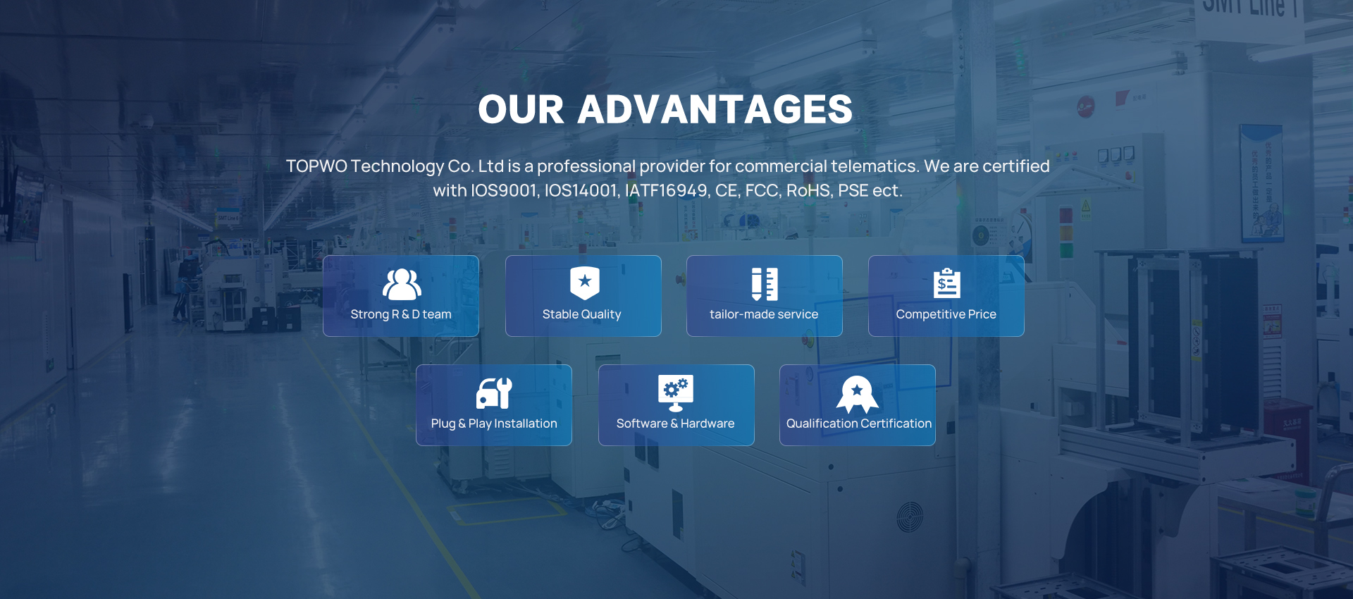 Our Advantages Our Advantages