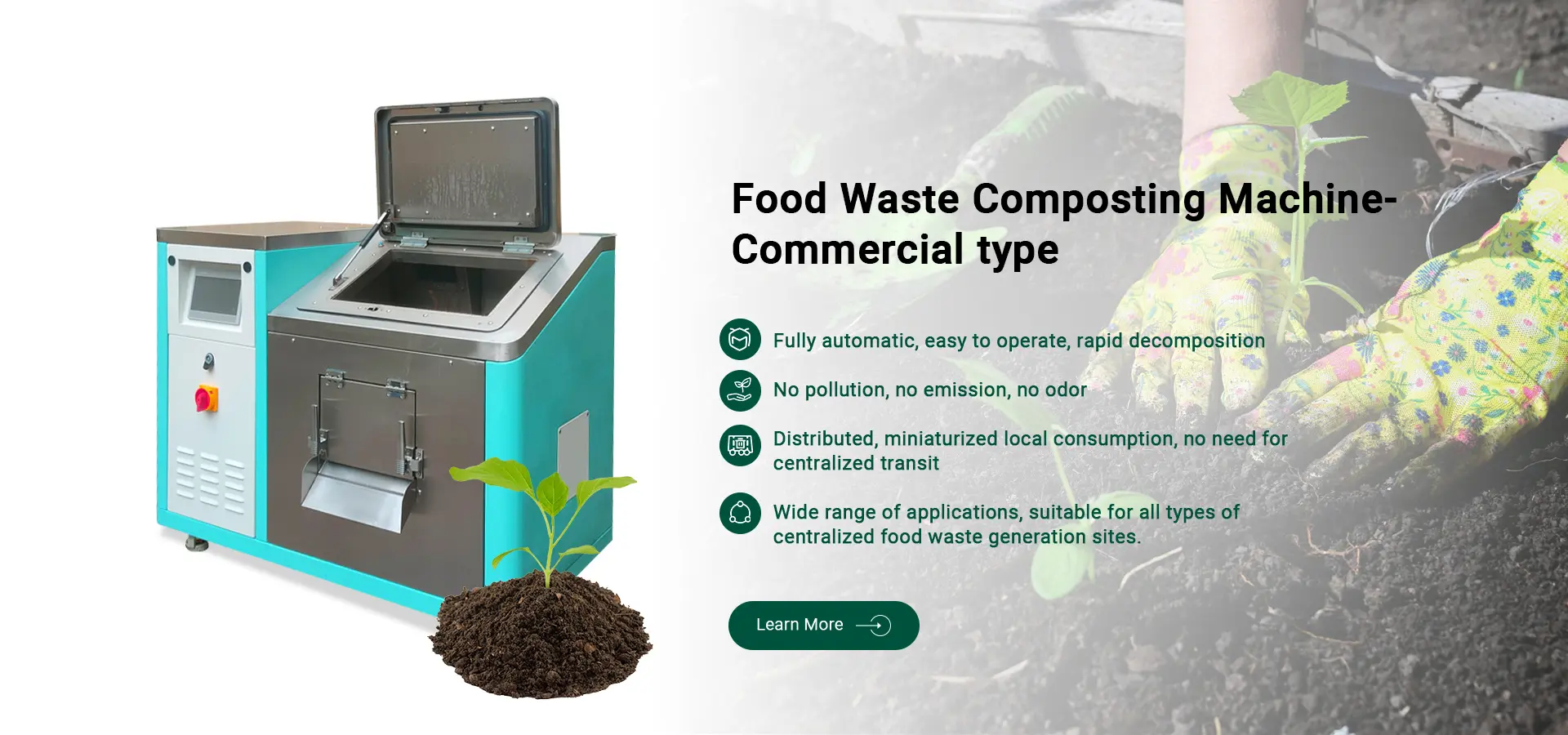 Kitchen Waste To Organic Fertilizer Machine
