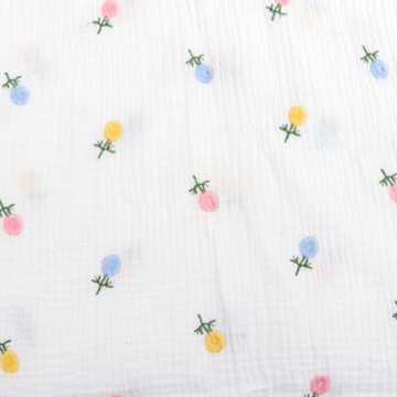 Premium 100% Cotton Embroidery Fabric for Versatile & Customizable Textiles