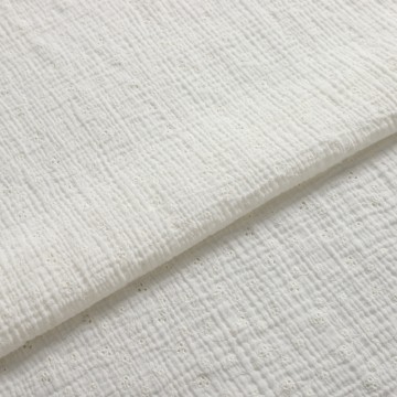 Premium 100% Cotton Embroidery Fabric – Heavyweight & Customizable for Fashion & Home Décor