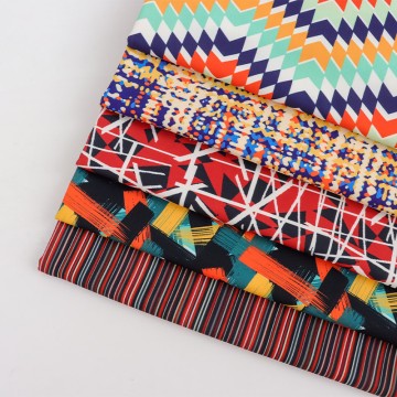 Premium Moss Crepe Fabric: 92% Recycled Polyester 8% Spandex | 4-Way Stretch Textile for Fashion