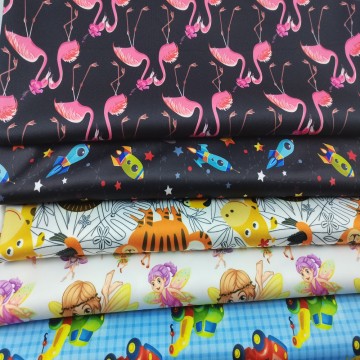 100% polyester PUL Waterproof Fabric， PUL waterproof fabric diapers", "PUL fabric waterproof bags