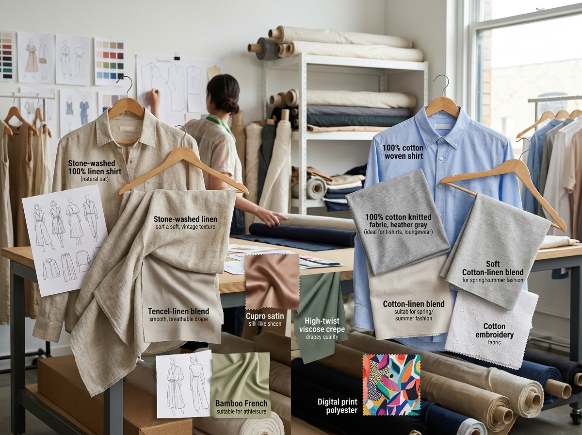 Lin ou coton : quel est le meilleur tissu pour les vêtements d’été ?
